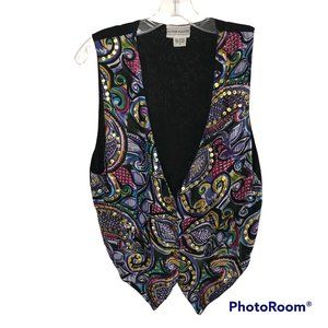 Handstitched Vibrant Rayon Vest!